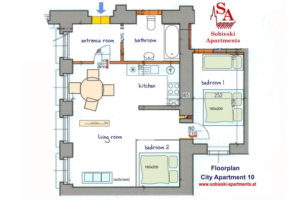 Sobieski Center Apartments 비엔나 외부 사진
